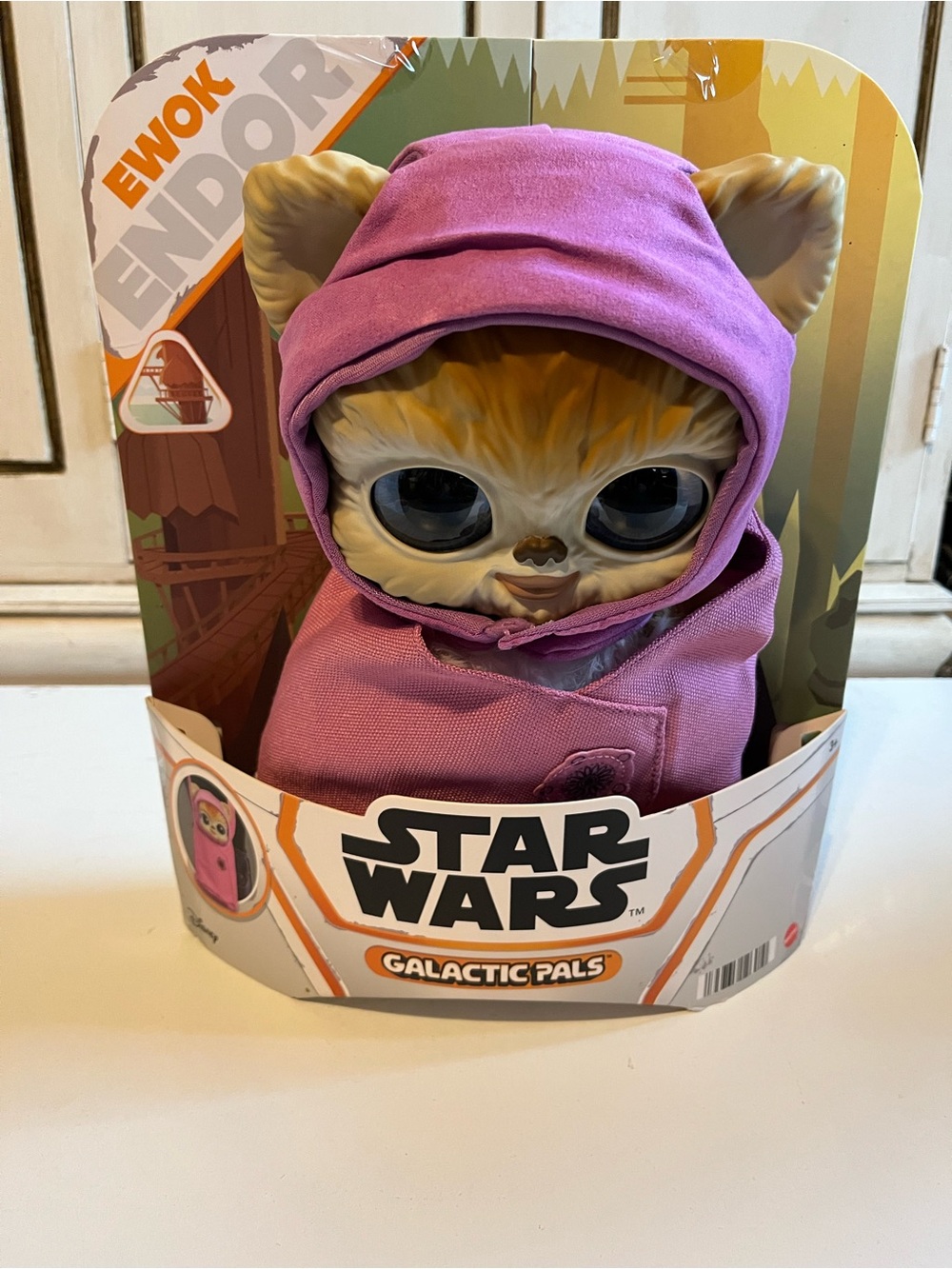 New Disney STAR WARS Galactic Pals Girl
EWOK Doll Pink PLUSH Figure animal